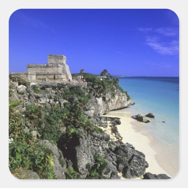 Adesivo Quadrado Tulum, México (Frente)