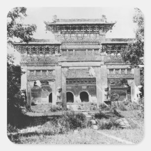 Adesivo Quadrado Túmulo do imperador Qing Taizong