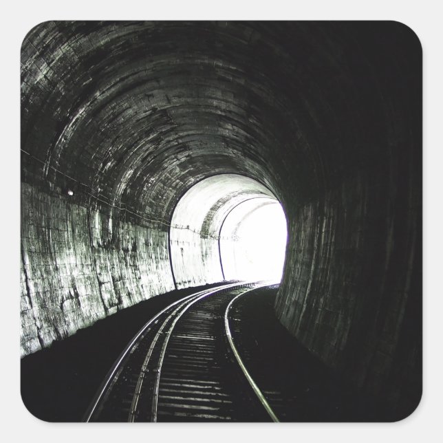 Adesivo Quadrado Túnel de locomotiva (Frente)