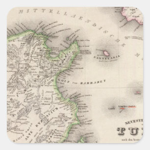 Adesivo Quadrado Tunísia