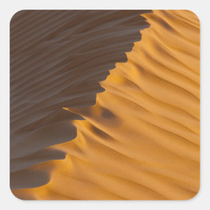 Adesivo Quadrado Tunísia, Zona de Ksour, Ksar Ghilane, Grande Erg