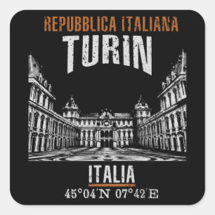 Adesivo Quadrado Turin