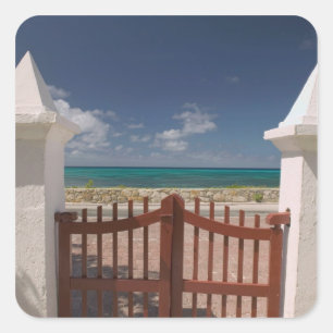 Adesivo Quadrado Turks e Caicos, Ilha Grand Turk, Cockburn 5
