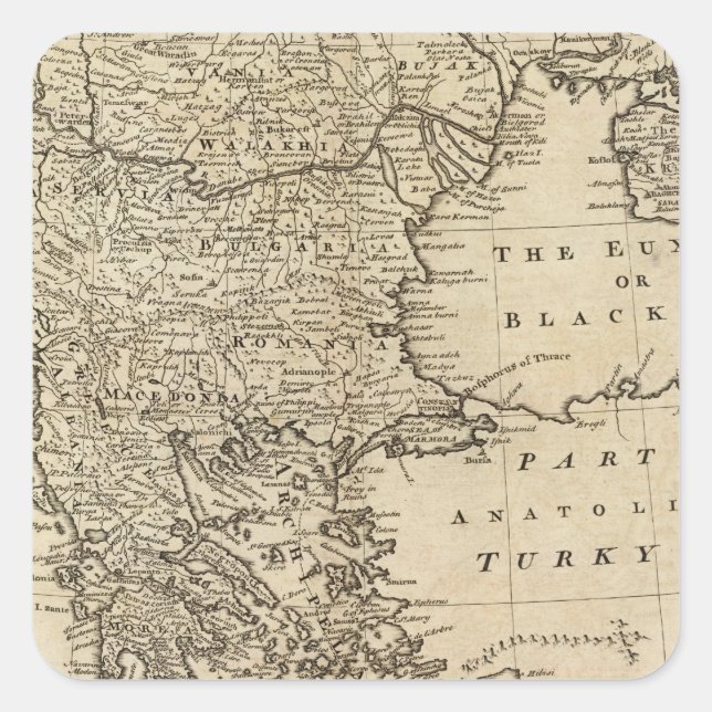 Adesivo Quadrado Turquia (Frente)