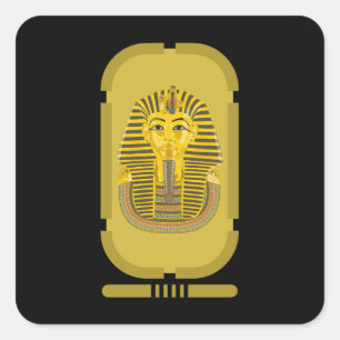Adesivo Quadrado Tutankhamun Sticker
