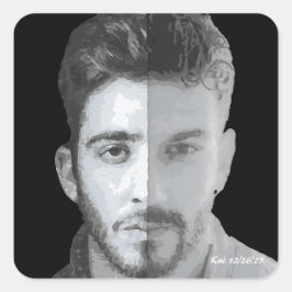 Adesivo Quadrado Two Brothers Legend, Kraków, Poland Myth