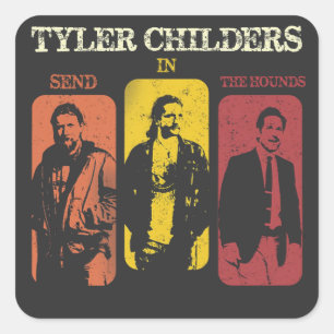 Adesivo Quadrado Tyler Childers Music Shirt
