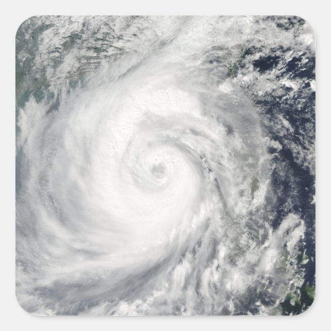 Adesivo Quadrado Typhoon Megi 2 (Frente)