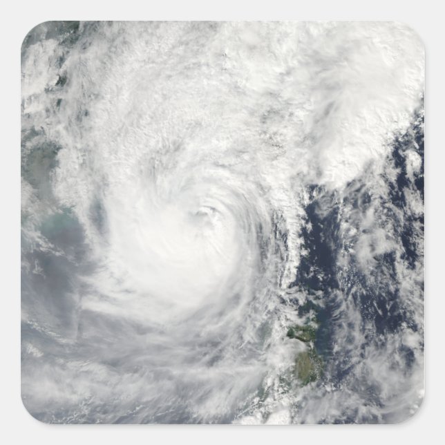 Adesivo Quadrado Typhoon Megi 3 (Frente)