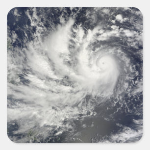 Adesivo Quadrado Typhoon Parma dirigindo-se para oeste