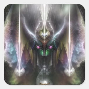 Adesivo Quadrado Tyrinan O Horikin Deus Da Guerra