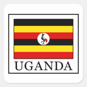 Adesivo Quadrado Uganda