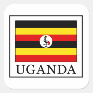 Adesivo Quadrado Uganda