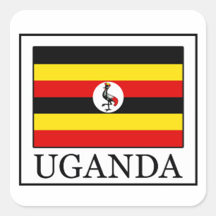 Adesivo Quadrado Uganda