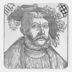 Adesivo Quadrado Ulrich, duque de Wurttemberg