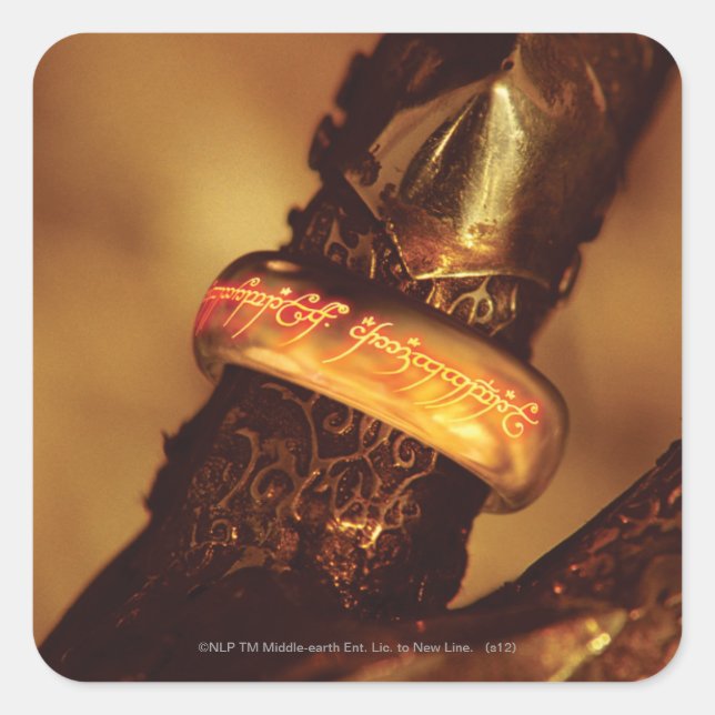 ADESIVO QUADRADO UM ANEL PARA GOVERNAR TODOS ELES™ (Frente)