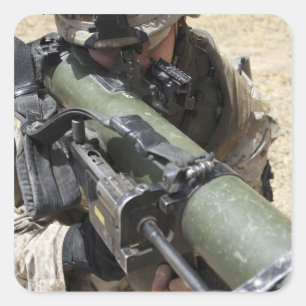 Adesivo Quadrado Um assaltante