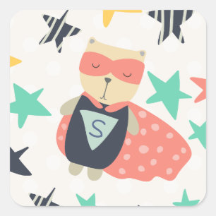 Adesivo Quadrado um autocolante quadrado