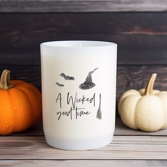 Adesivo Quadrado Um Bom Momento | Feliz Dia das Bruxas (Criador carregado)