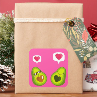 ADESIVO QUADRADO UM BURRO AVOCADO