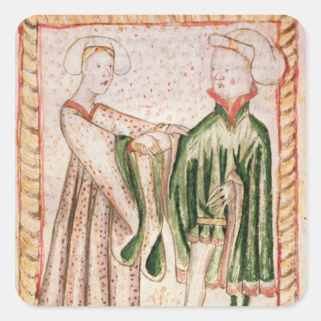 Adesivo Quadrado Um Casamento (Frente)