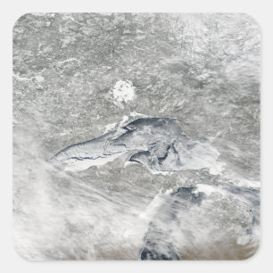 Adesivo Quadrado Um cobertor de gelo relativamente raro