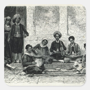 Adesivo Quadrado Um concerto judaico: Tlemcen