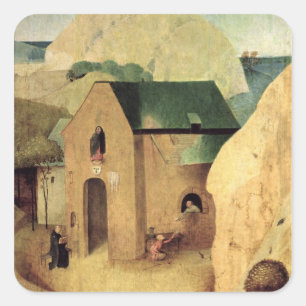 Adesivo Quadrado Um convento de Antonian