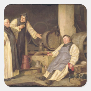 Adesivo Quadrado Um Copo Demasiado