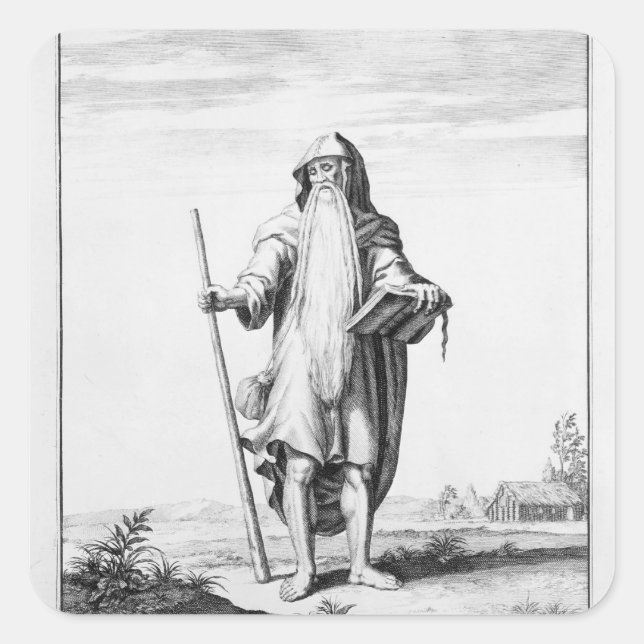 Adesivo Quadrado Um Druida (Frente)