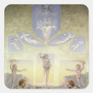 Adesivo Quadrado Um estudo para a segunda versão 'do