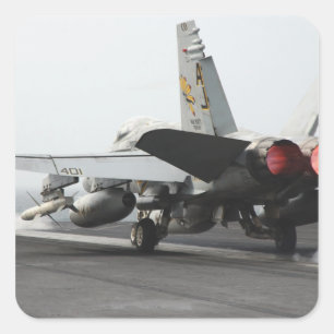 Adesivo Quadrado Um F/A-18C Hornet é lançado da cabina de pilotagem