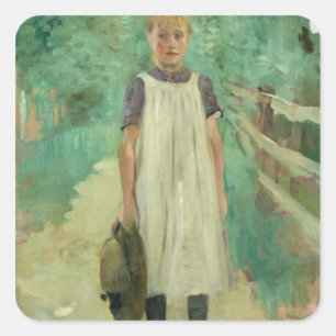 Adesivo Quadrado Um Farmgirl, 1895