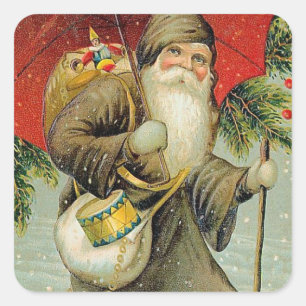 Adesivo Quadrado Um feliz Natal para você