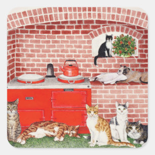 Adesivo Quadrado Um Lugar Quente