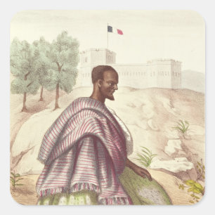Adesivo Quadrado Um Marabout senegalês