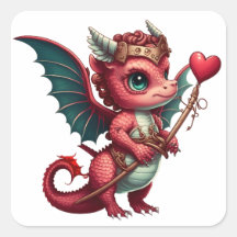 Um Namorados de Dragão Vermelho
