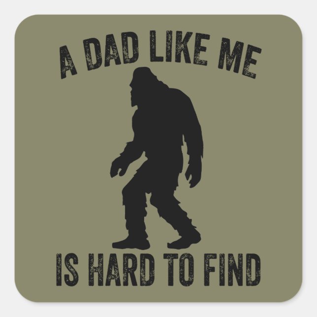 Adesivo Quadrado Um Pai Como Eu É Duro De Encontrar Um Pai Engraçad (Frente)