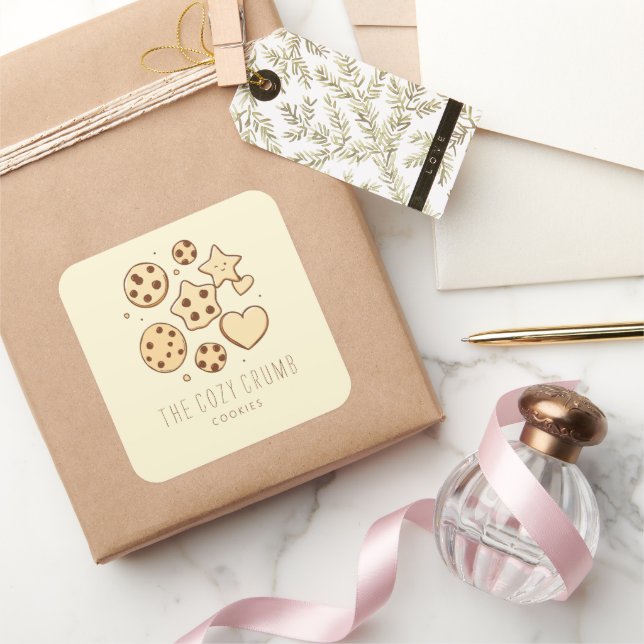 Adesivo Quadrado Um Pequeno Tratado da Nossa Cozinha (Creme) (Presentear)