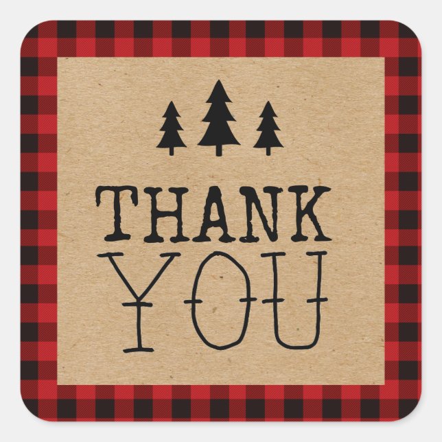 Adesivo Quadrado Um Pequeno Urso Está No Caminho Do Pau Quadrado (Frente)