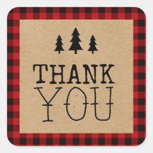 Adesivo Quadrado Um Pequeno Urso Está No Caminho Do Pau Quadrado