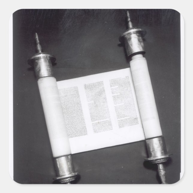 Adesivo Quadrado Um Percurso Hebraico (Frente)