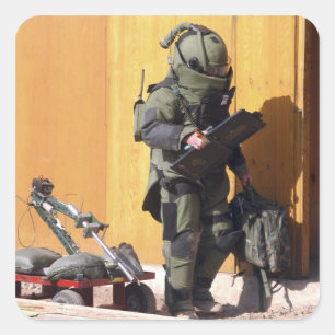 Adesivo Quadrado Um técnico