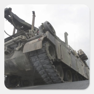 Adesivo Quadrado Um veículo de recuperação de M88A2 Hercules