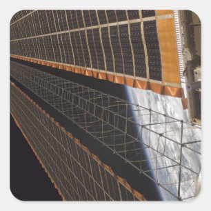 Adesivo Quadrado Uma asa da disposição solar