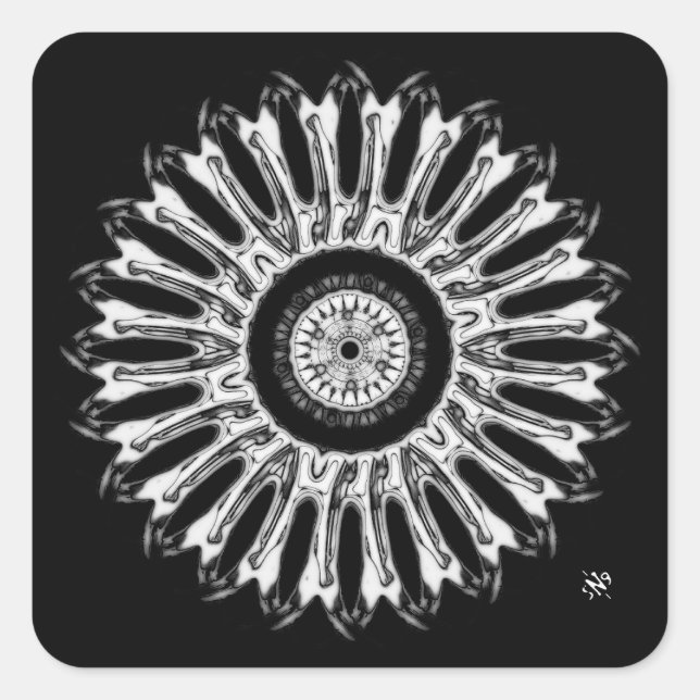 Adesivo Quadrado Uma boa coisa redonda v1 (Frente)