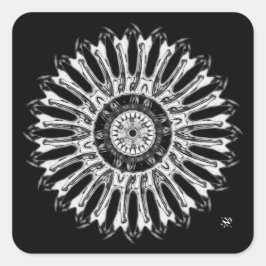 Adesivo Quadrado Uma boa coisa redonda v1a