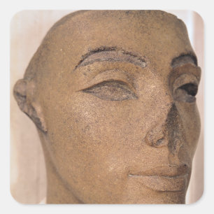 Adesivo Quadrado Uma cabeça real, possivelmente de Nefertiti, de
