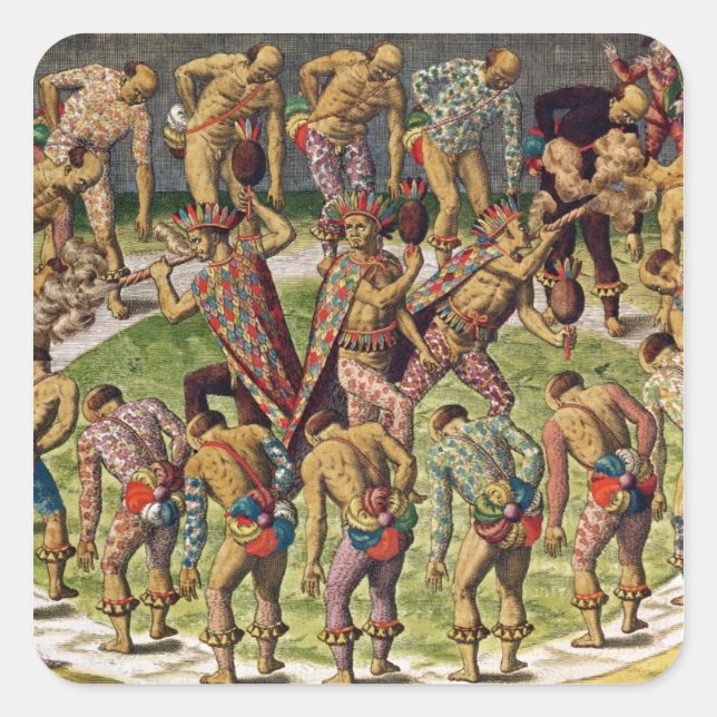 Adesivo Quadrado Uma Celebração Bárbara (Frente)