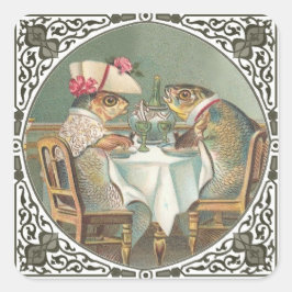 Adesivo Quadrado Uma data duvidoso